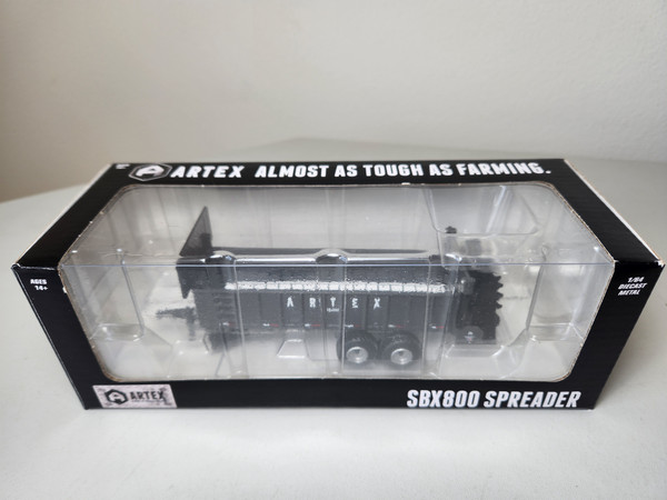 1:64 Artex SBX800 Dual Axle Spreader, Gray by SpecCast
