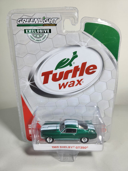 1:64 Turtle Wax Ad Cars - 1965 Shelby GT350 "Wax Before You Ride" (Hobby Exclusive) Green Machine