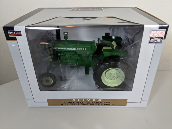1:16 Oliver 1650 Diesel with Wide Front and Fender Mounted Radio