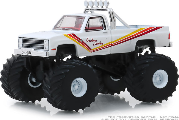 1:64 Kings of Crunch Series 5 - Southern Sunshine - 1981 Chevrolet K20 Silverado Monster Truck