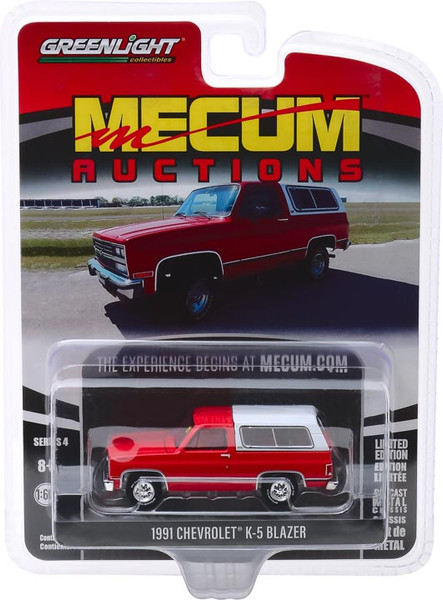 1:64 Mecum Auctions Collector Cars Series 4 - 1991 Chevrolet K5 Blazer (Houston 2019)