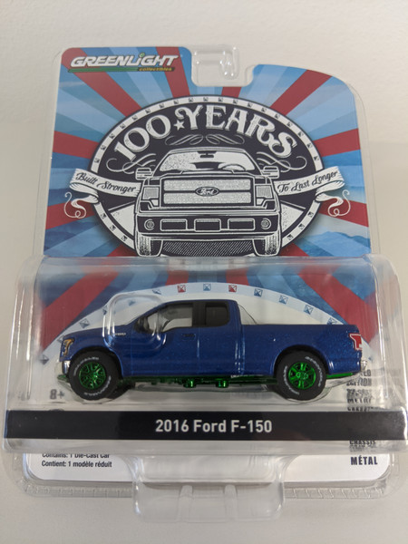 1:64 Anniversary Collection Series 5 - 2016 Ford F-150 Ford Trucks 100 Years Green Machine
