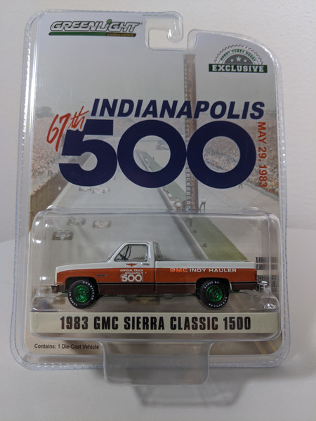 1:64 1983 GMC Sierra Classic 1500 67th Annual Indianapolis 500 Mile Race Official Truck (Hobby Exclusive) Green Machine