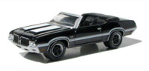 1:64 1970 Oldsmobile 442 W-30 Convertible, Black / White