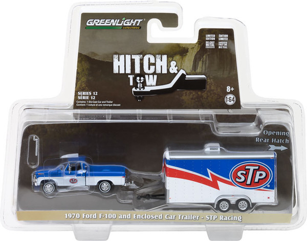 1:64 Hitch & Tow Series 12 - 1970 Ford F-100 STP and STP Racing Trailer