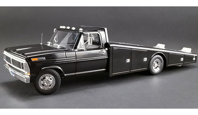1:18 1970 Ford F-350 Ramp Truck in Black by ACME - Town and