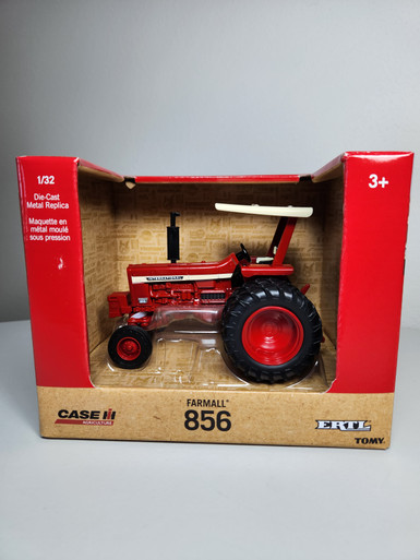 1:32 Farmall 856 Diesel Tractor with WF, Duals, and ROPS by