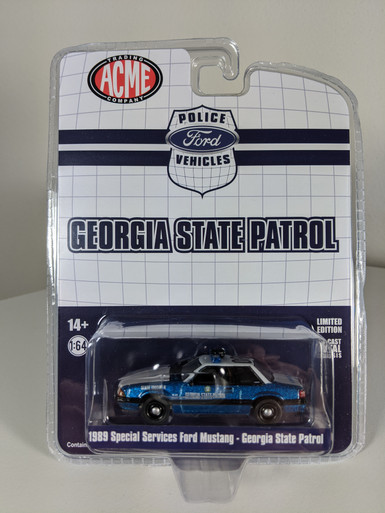 1:64 1989 Special Services Ford Foxbody Mustang SSP Georgia