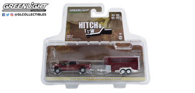 送料無料 百貨店 1:64 Hitch & Tow Series 27 - 2019 Ford F-150 XLT, Red with 乗用車