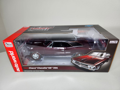 ertl 1/18 シェベルss マリブ　396 中古 Auto World 1966 Chevy Chevelle SS 396 1:18 Read! Diecast Limited