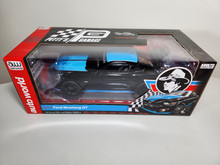 1:18 2016 Ford Mustang GT Petty's Garage 5.0 Edition, Black and Petty Blue by Auto World