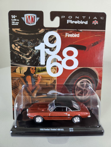 1:64 1968 Pontiac Firebird 400 H.O., Brown, Auto Drivers by