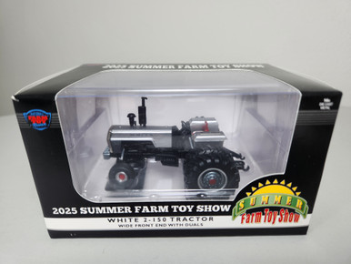 1:64 White 2-150 with Wide Front and Duals, 2025 Summer Farm Toy