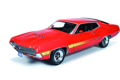 アメリカンマッスル 1/18 1970 Ford Torino GT ミニカー 1970 Ford Torino GT Red 1:18 Auto World 975 | eBay