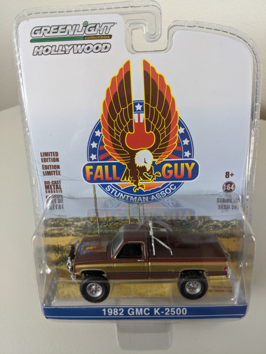 Greenlight 1/64 32250-B - 1982 GMC K-2500 Sierra & Remorque Tandem Rouge