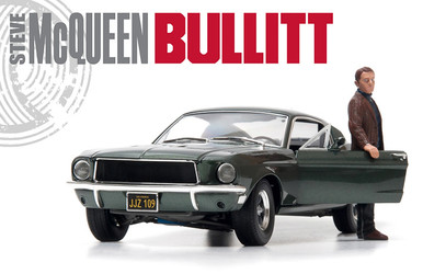 1:18 Bullitt (1968) - 1968 Ford Mustang GT Fastback - Highland 