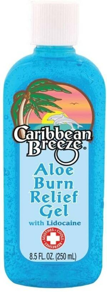 Aloe Vera with lidocaine: Caribbean Breeze Aloe Burn Relief Gel