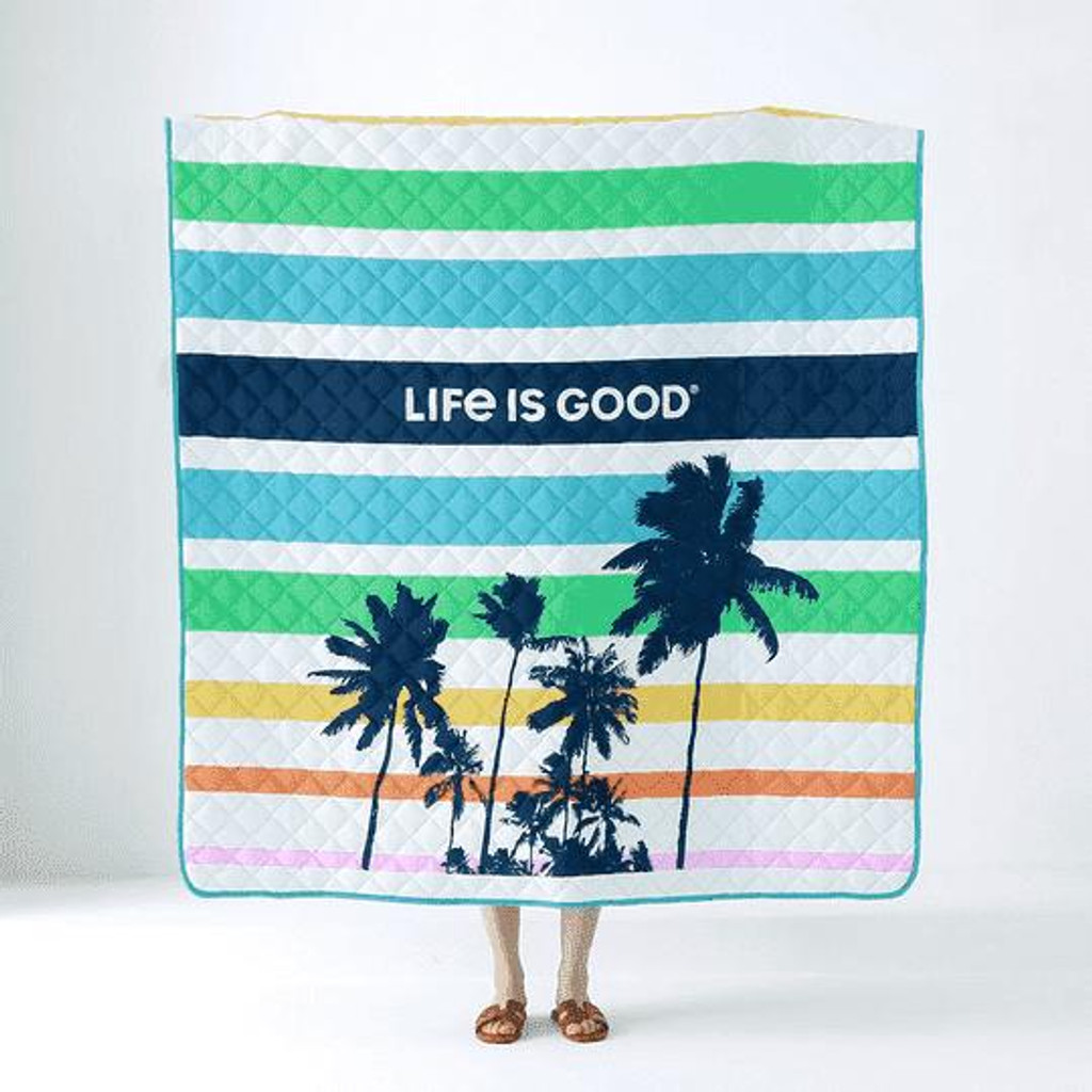  Life is Good Packable Outdoor Blanket / Throw 