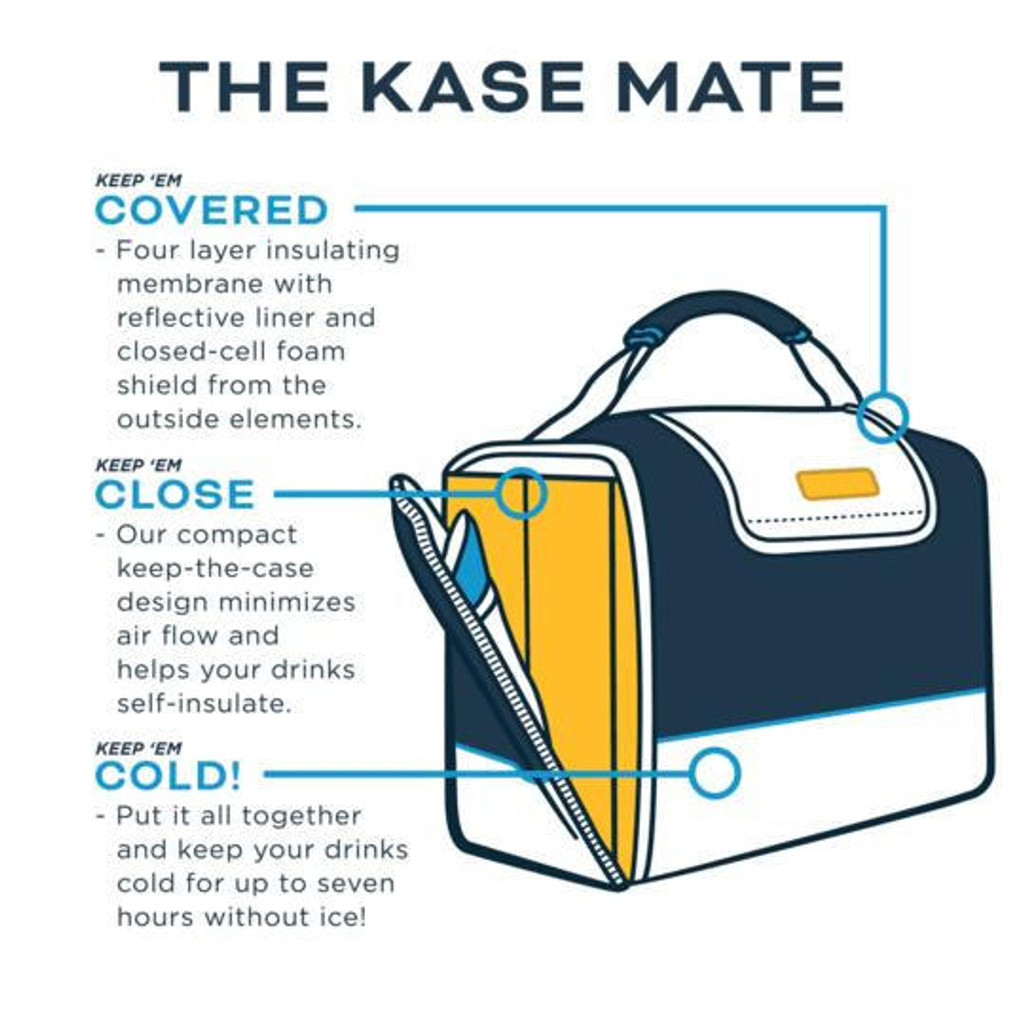 KangaLeopard Print Twelve (12) Pack Kase Mate Iceless Cooler > Coolers >  Beach Accessories