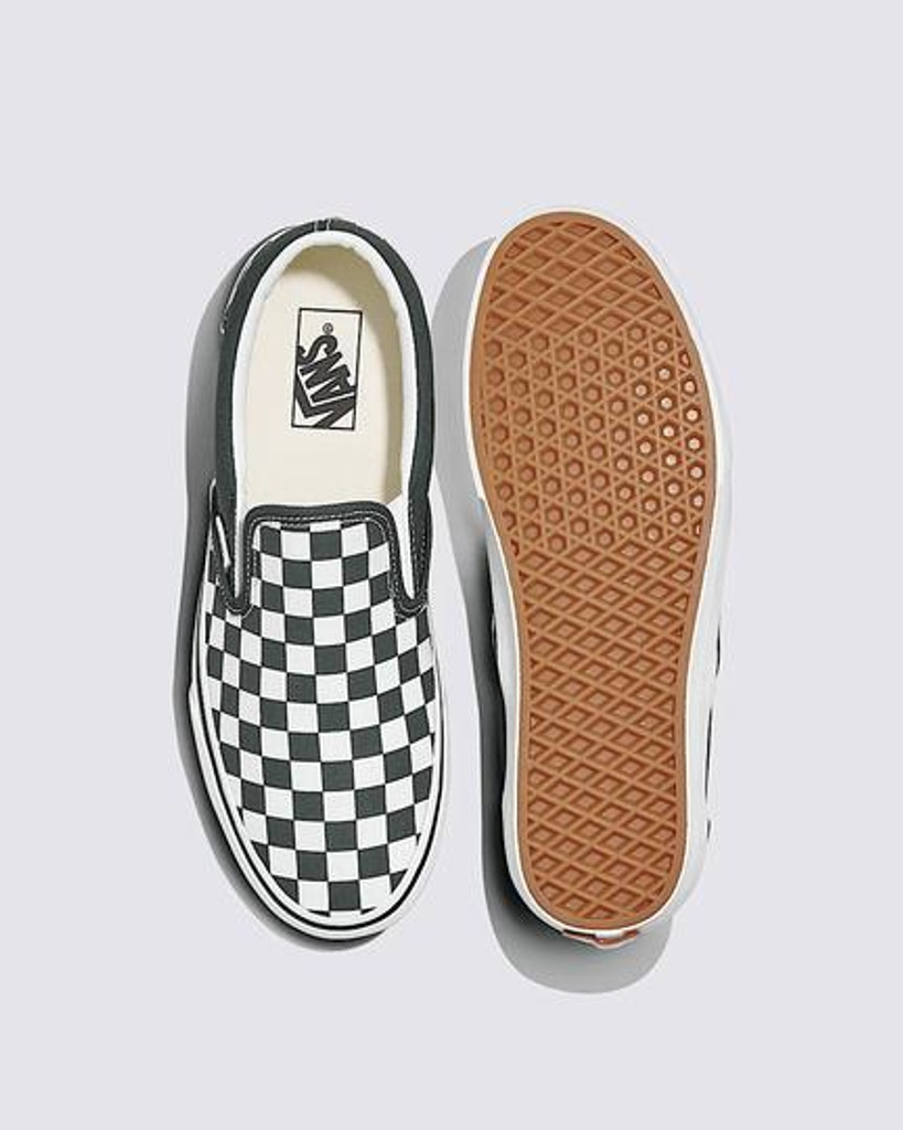  Vans Checkerboard Classic Slip Ons 