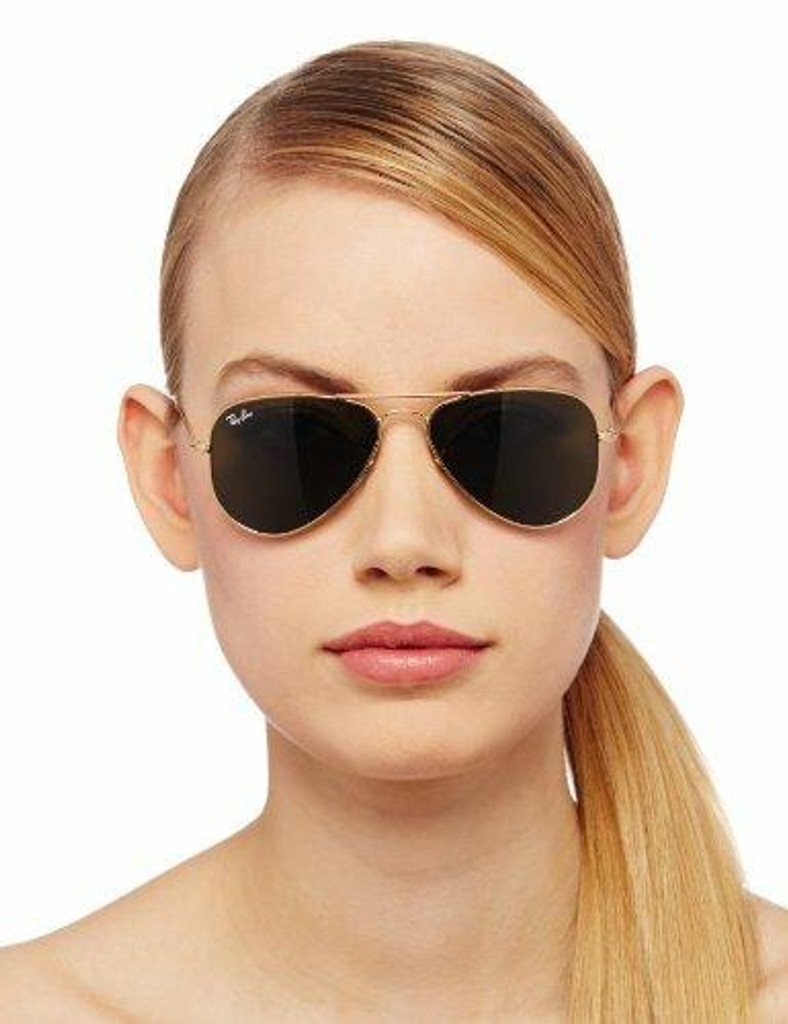 Womens aviator shop ray bans