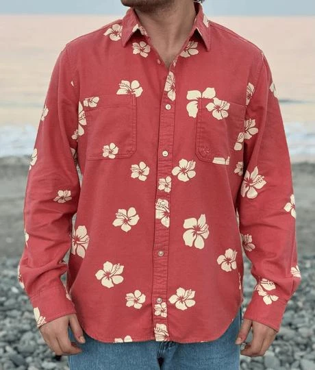 Kona Brand Signature Nantucket Red Flannel Longsleeve Shirt