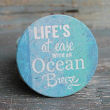 CASS Lifes at Ease with an Ocean Breeze Car Coaster