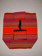 Pichincha Gifts Peruvian Backpack (Orange Multicolor)