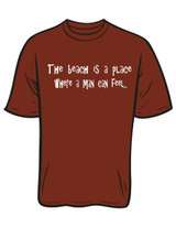 BeachNecessitiescom The Beach is a Place T-Shirt