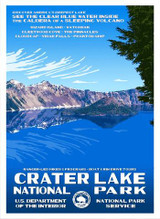 NPP Crater Lake National Park Poster 