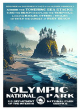 NPP Olympic National Park Poster 