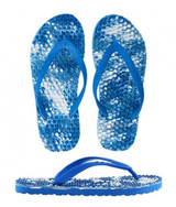 Souls Footwear Souls Australian Original Massage Ocean Blue Thongs 