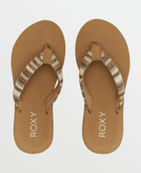 ROXY Women's Tidepool Raffia Sandals