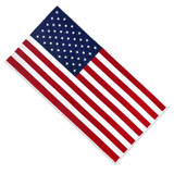 CASS American Flag Beach Towel 