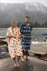 Outer Lakes Palm Trees Towel Poncho 