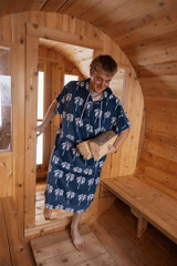 Outer Lakes Palm Trees Towel Poncho 