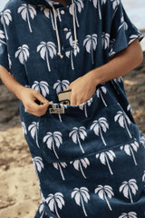 Outer Lakes Palm Trees Towel Poncho 