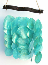 CASS Capiz Shell Wind Chime with Driftwood