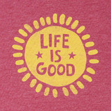 Life is Good Womens Starry Sun Long Sleeve Tee