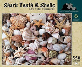 Puzzles That Rock Shark Teeth and Shells Low Tide Treasures Puzzle