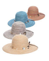 Panama Jack Ladies Poly Braid Round Crown Hat