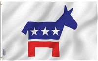 Anley Democratic Party Flag 3 x 5