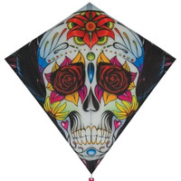 In the Breeze Sugar Skull Diamond Kite 30