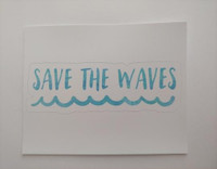 Sticker Save The Waves Sticker