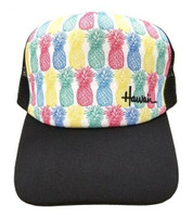 AJandW Hawaii Rainbow Pineapples Trucker Cap