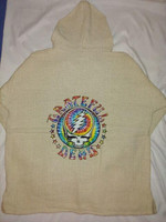 ERRI Grateful Dead Steal Your Face Natural Baja Hoodie