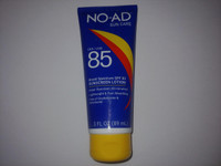  NO-AD Broad Spectrum SPF 30 & 85 Sunscreen Lotion (3 oz) 