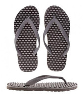 Souls Footwear Souls Australian Comfort Massage Slate Grey Thongs 