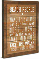 Pavilion Beach People Rules Sign