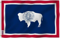 Anley Wyoming State Flag 3 x 5